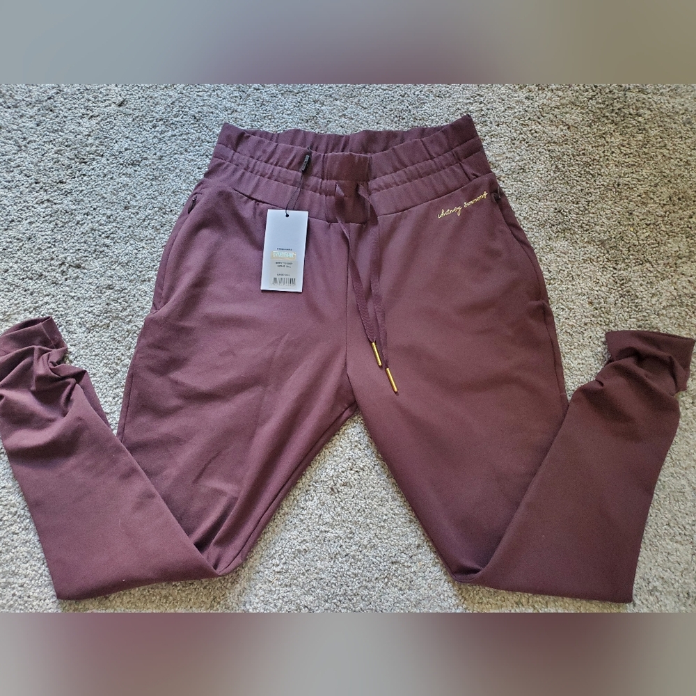 Gymshark Whitney Fitted Brown Joggers V2 size Small New With Tags